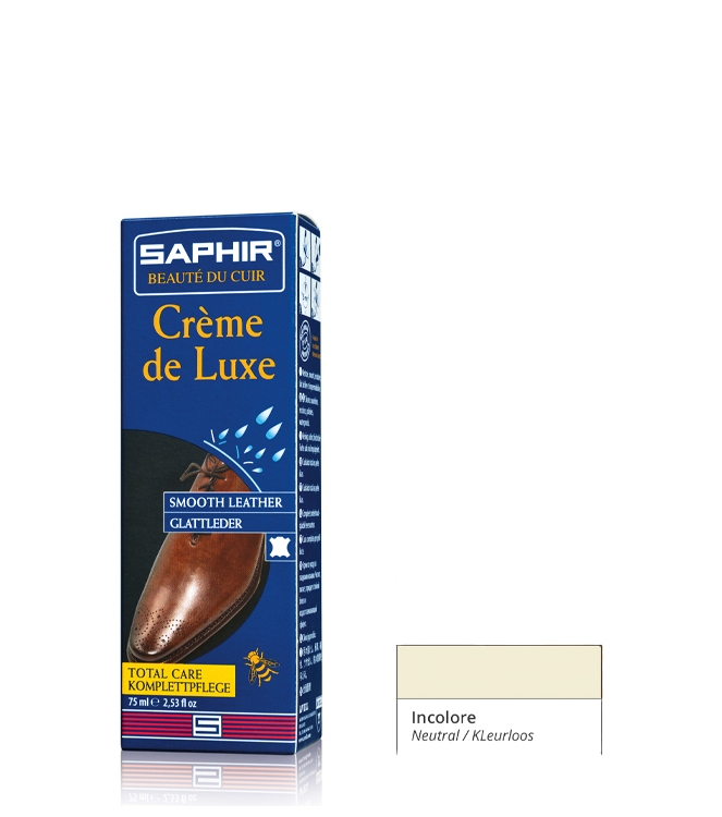Onderhoudsmiddel Saphir luxe schoencreme <span>Creme de luxe 02</span> INCOLORE Saphir luxe schoencreme <span>Creme de luxe 02</span> Creme de luxe 02 meerkleurig - www.bremmerschoenen.live - Bremmer Schoenen