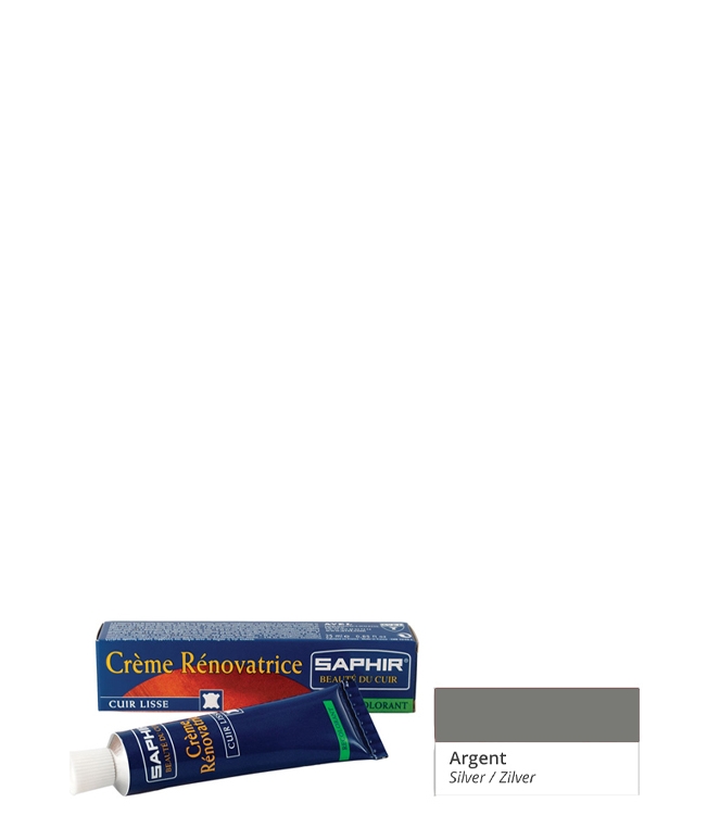 Onderhoudsmiddel Saphir dekkende schoencreme <span>CREME RENOVATRICE 24</span> SILVER Saphir dekkende schoencreme <span>CREME RENOVATRICE 24</span> CREME RENOVATRICE 24 zilver - www.bremmerschoenen.live - Bremmer Schoenen