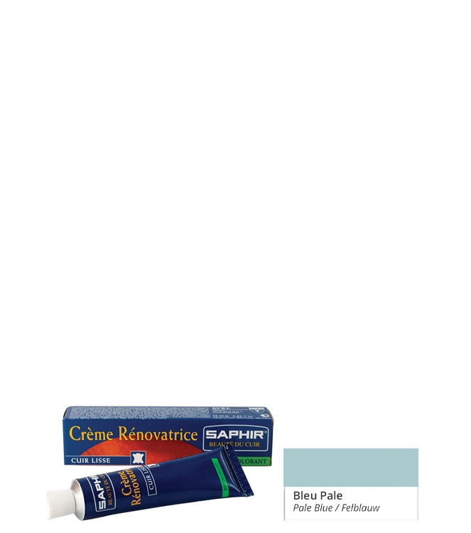 Onderhoudsmiddel Saphir dekkende schoencreme <span>CREME RENOVATRICE 55</span> BLEU PALE Saphir dekkende schoencreme <span>CREME RENOVATRICE 55</span> CREME RENOVATRICE 55 blauw - www.bremmerschoenen.live - Bremmer Schoenen