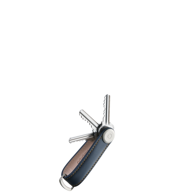 Orbitkey Orbitkey <span>LTHO-2-NVTN</span> Navy Tan Orbitkey <span>LTHO-2-NVTN</span> LTHO-2-NVTN blauw - www.bremmerschoenen.live - Bremmer Schoenen