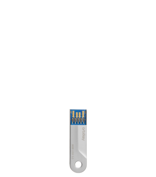 Orbitkey Orbitkey USB 8GB <span>ADDO-2-8GB</span> Orbitkey USB 8GB <span>ADDO-2-8GB</span> ADDO-2-8GB zilver - www.bremmerschoenen.live - Bremmer Schoenen