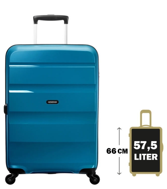 American Tourister AT koffer <span>59423 3870/85A*22002 Bon Air</span> AT koffer <span>59423 3870/85A*22002 Bon Air</span> 59423 3870/85A*22002 Bon Air blauw - www.bremmerschoenen.live - Bremmer Schoenen