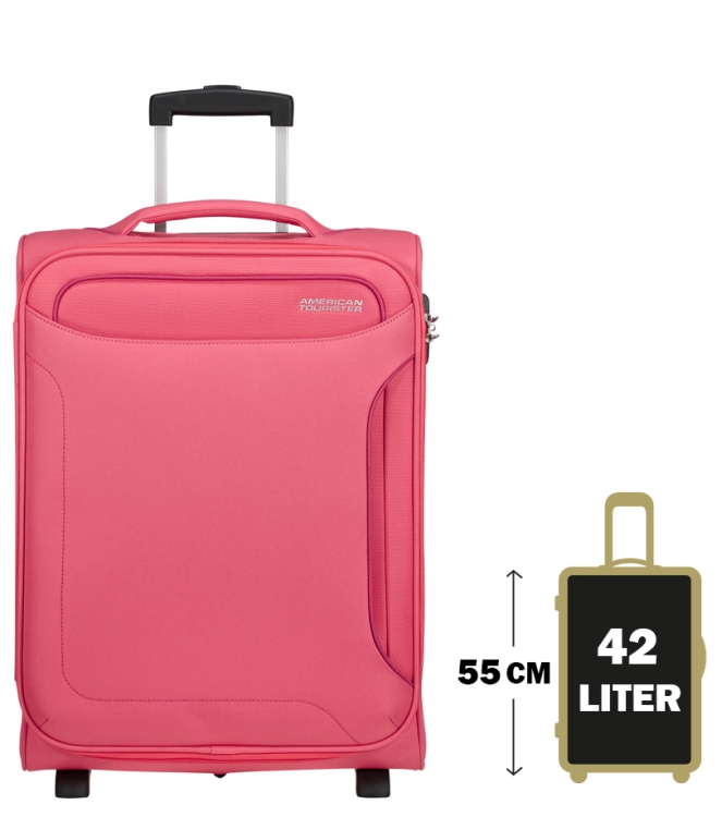 American Tourister AT trolley <span>106793 B108/50G*90003 Holiday Heat</span> Blossom Pink AT trolley <span>106793 B108/50G*90003 Holiday Heat</span> 106793 B108/50G*90003 Holiday Heat rose - www.bremmerschoenen.live - Bremmer Schoenen