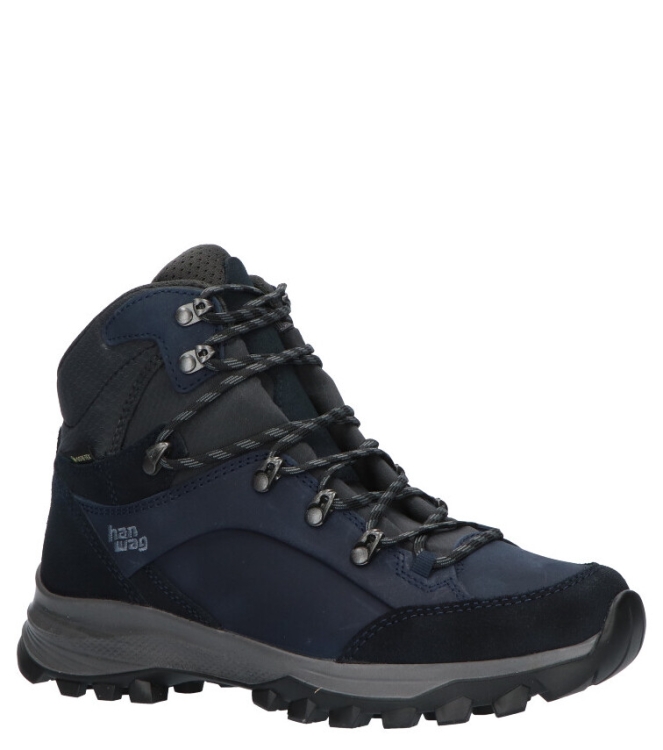 Hanwag Hanwag Wandelschoen <span>203001-007064 Banks Lady GTX</span> Navy-Asphalt Hanwag Wandelschoen <span>203001-007064 Banks Lady GTX</span> 203001-007064 Banks Lady GTX blauw - www.bremmerschoenen.live - Bremmer Schoenen