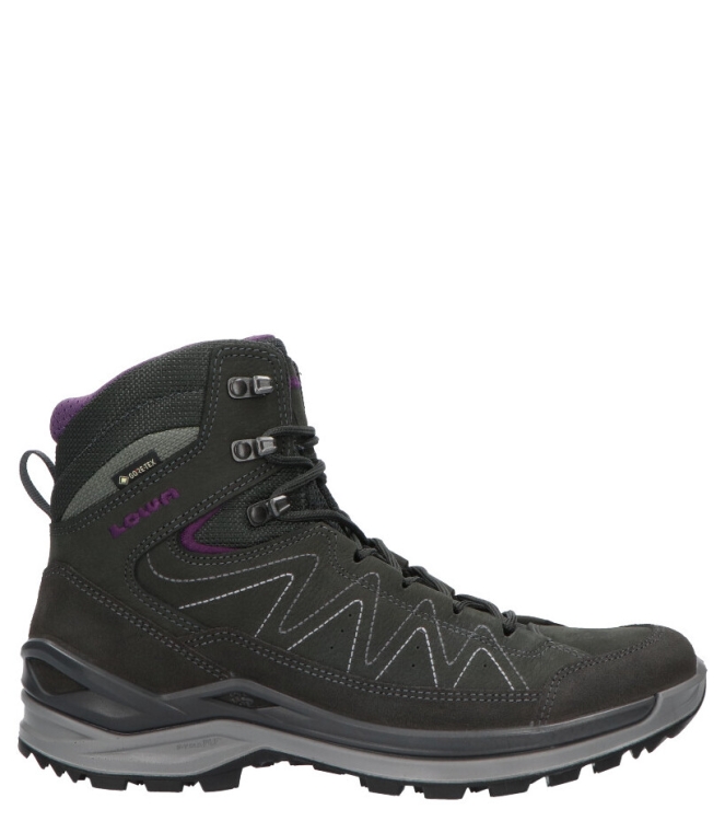 Lowa Lowa wandelschoen hoog <span>LM320721-9738 Toro evo GTX mid</span> anthracite-eggplant Lowa wandelschoen hoog <span>LM320721-9738 Toro evo GTX mid</span> LM320721-9738 Toro evo GTX mid grijs - www.bremmerschoenen.live - Bremmer Schoenen